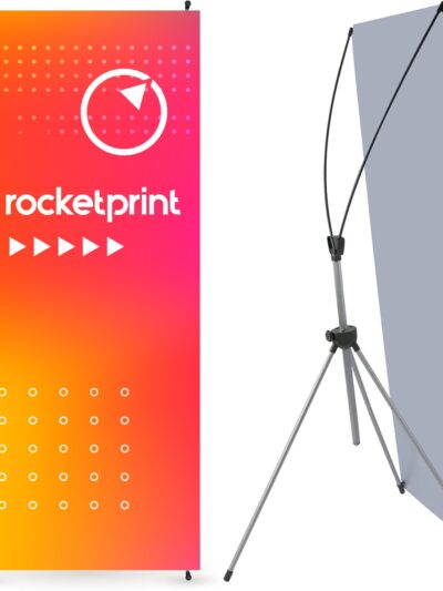 printed x banner stand